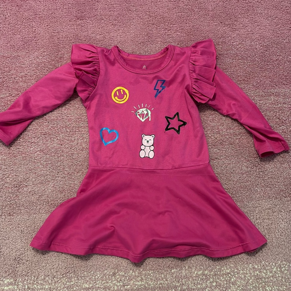 Hannah Sky dress 2T. Worn once. Pink.